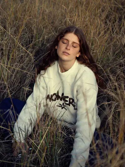 NWHR – wholesale Sweatshirt med tryck - Unisex – Ingenstans beige tröja3