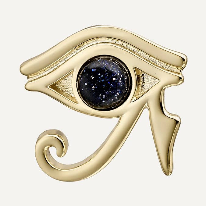 BOUCLE D'OREILLE PIERCING ŒIL D'HORUS pour la vente par EarCandy Jewelry