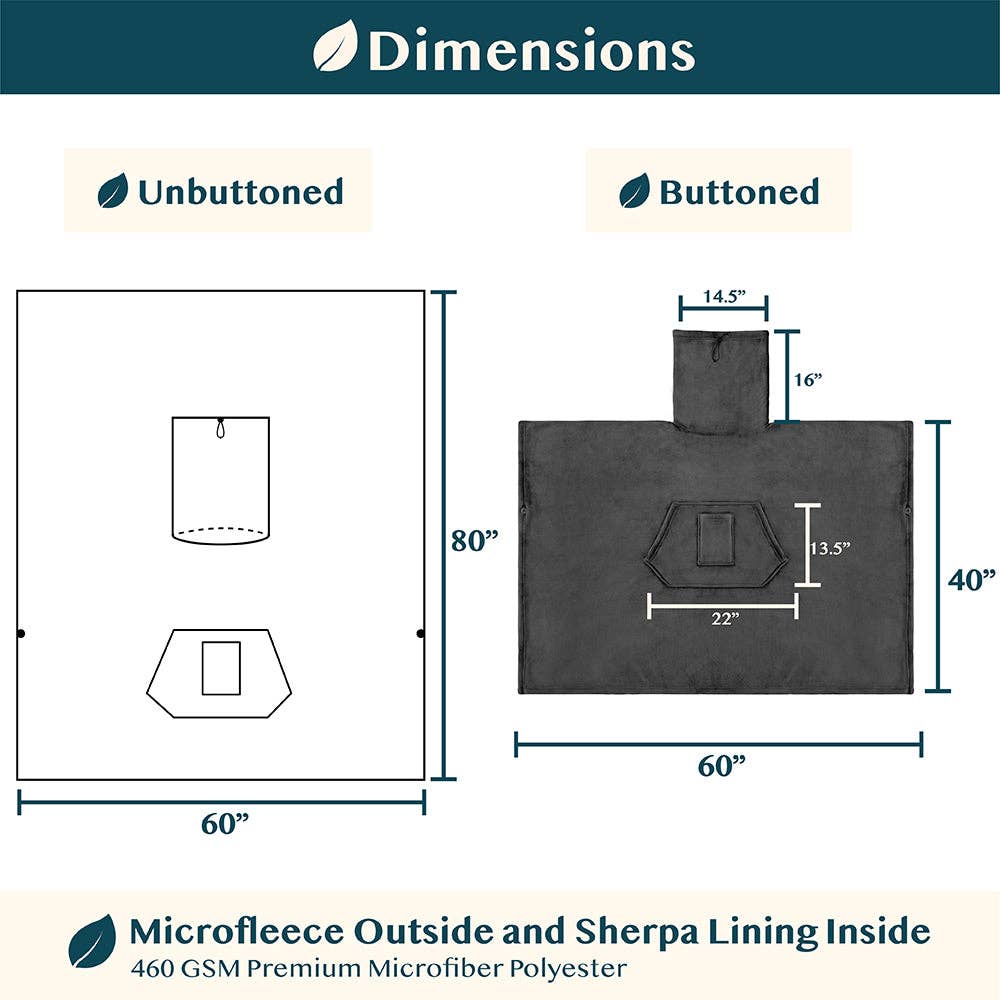 Pavilia - Wholesale Poncho - Women's - Neck Warmer Hooded Poncho Blanket38