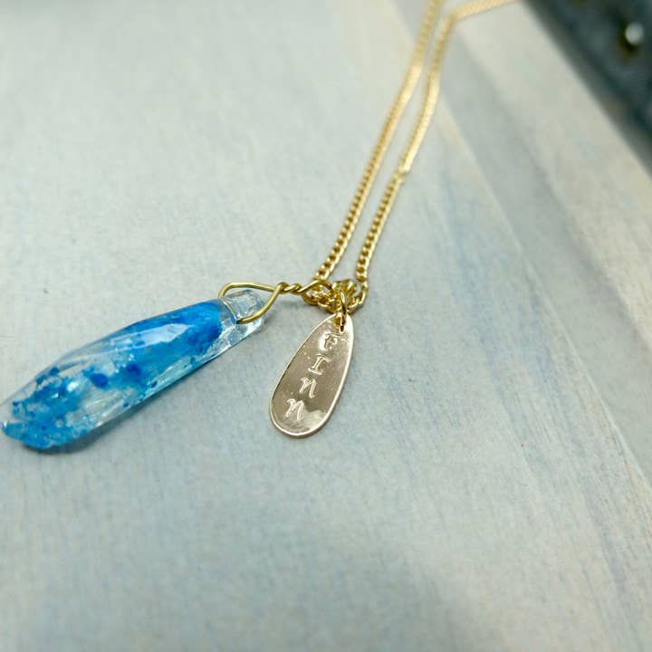 BlueButterflyBazaar – wholesale Pendant/charm necklace – Finn’s Kyber Crystal Small Pendant Necklace Star Wars Gift7