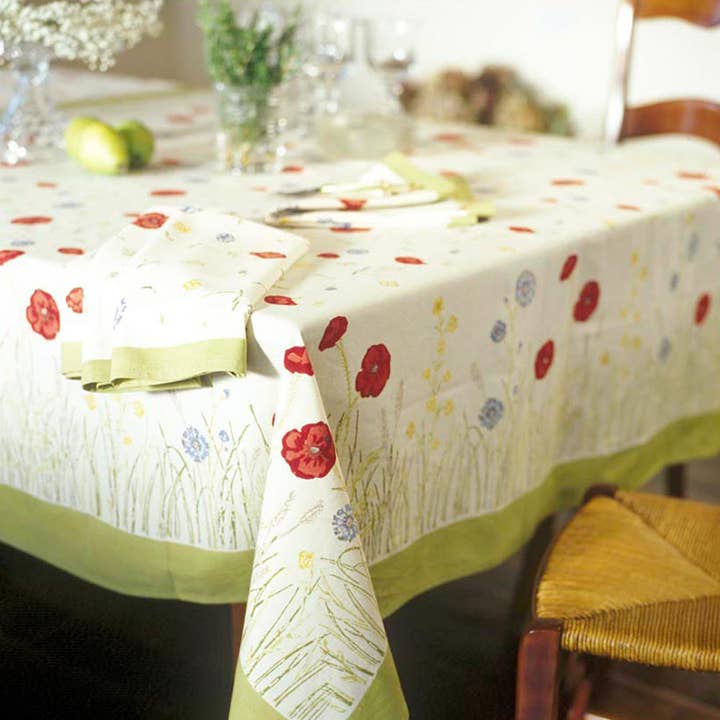 Couleur Nature – wholesale Tablecloth – Springfields Multi | French Tablecloths