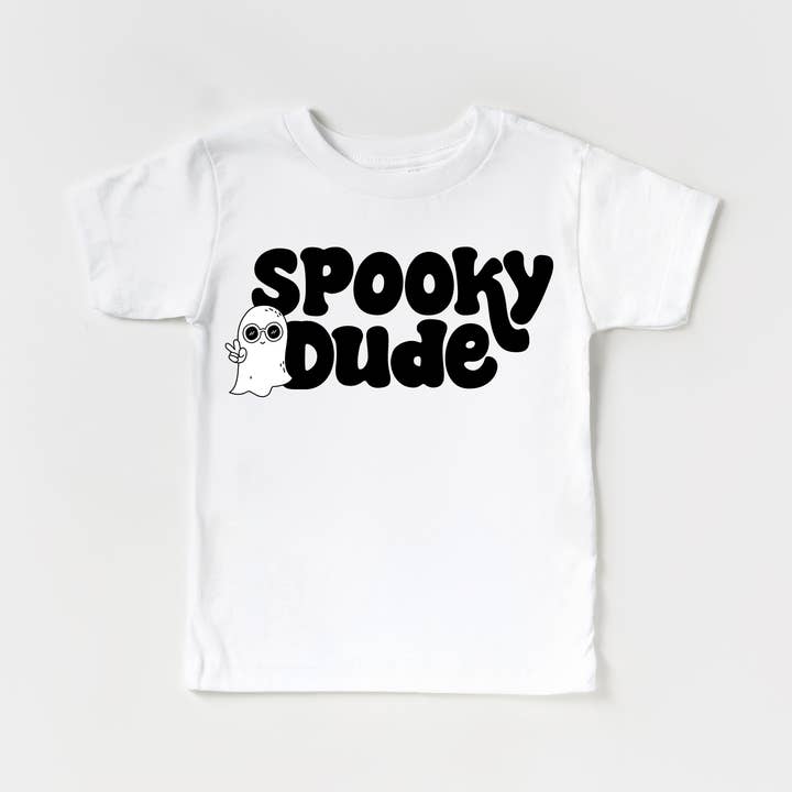 Chemise d'automne Spooky Dude Ghost Halloween pour enfant   pour la vente par Benny & Ray Apparel