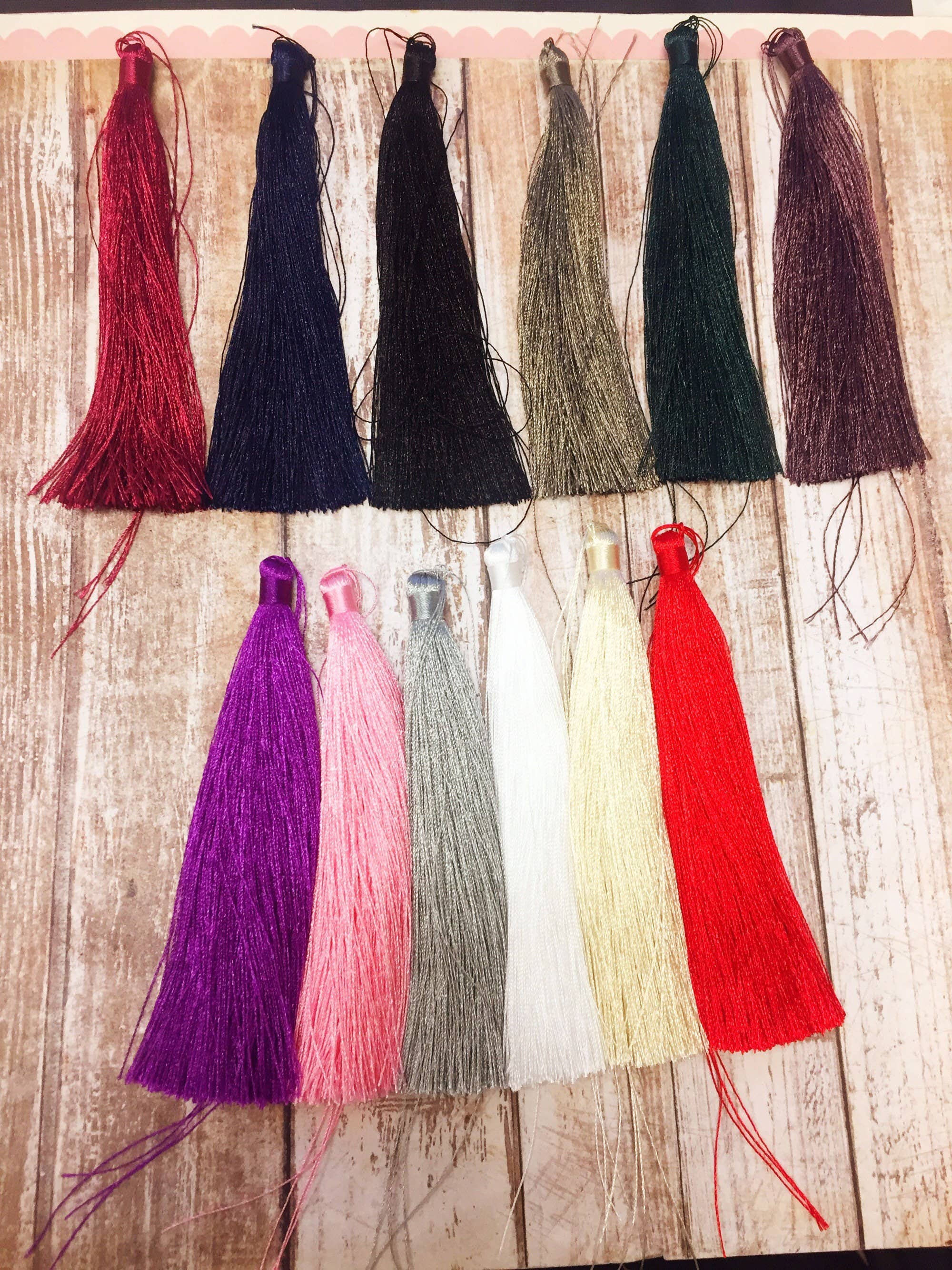 The Bead Bazaar - Wholesale Craft Supplies - Tasses, Long Tassels, Handmade Tassels, Jewelry Making, Tassel Earrings, Boho Tassels, Jewelry Tassels1