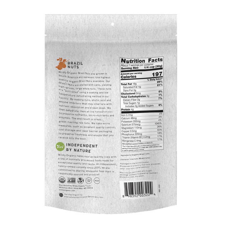 Wildly Organic - Wholesale Nuts - Organic Brazil Nuts1