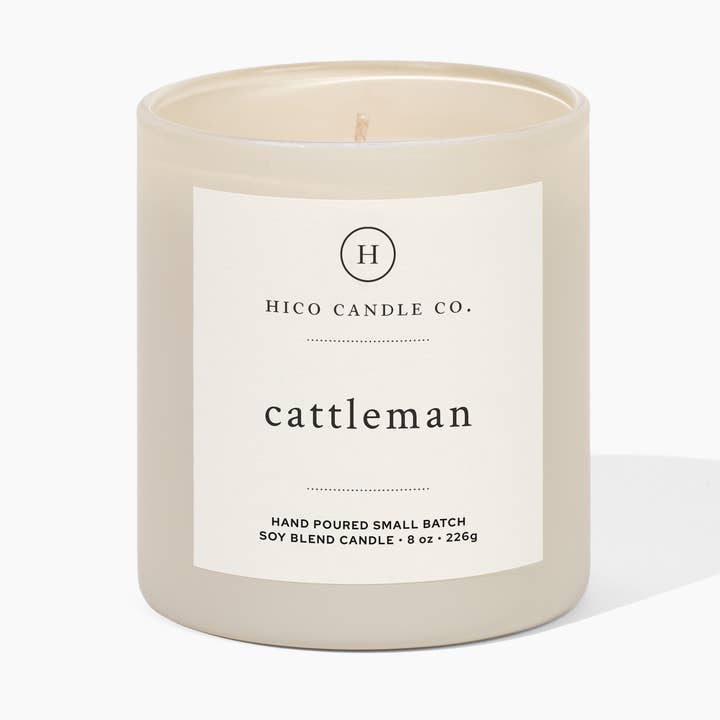 Cattleman - 8oz. Candle for wholesale by Hico Candle Co.