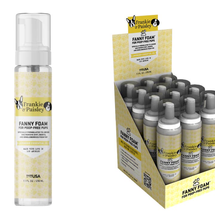 Frankie & Paisley Pet Products - Wholesale Pet Grooming Aid - Dog - Fanny Foam™ Doggy Dingleberry Remover & Muddy Paw Treatment7