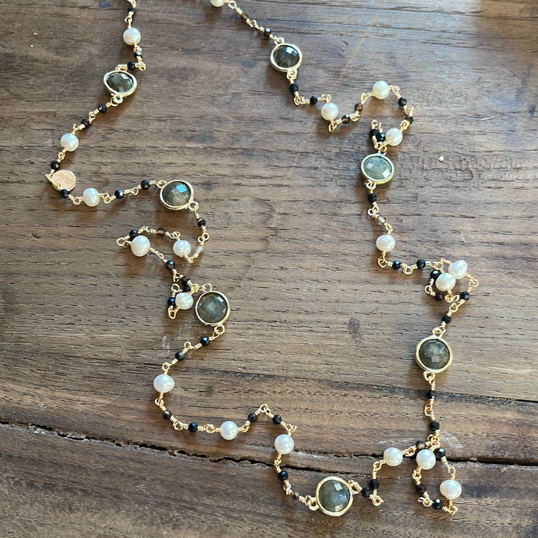 LARA UNDICI ACCESSORI SRLS - Wholesale Beaded/Pearl Necklace - PASTIGLIETTA1