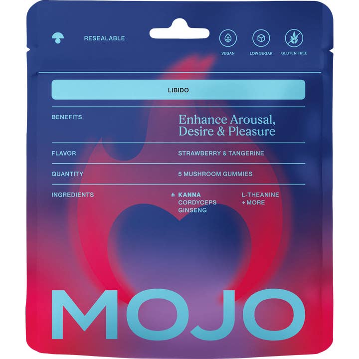 Mojo Gummies - Wholesale Oral Supplement/Vitamin - Libido Gummies, Strawberry Tangerine