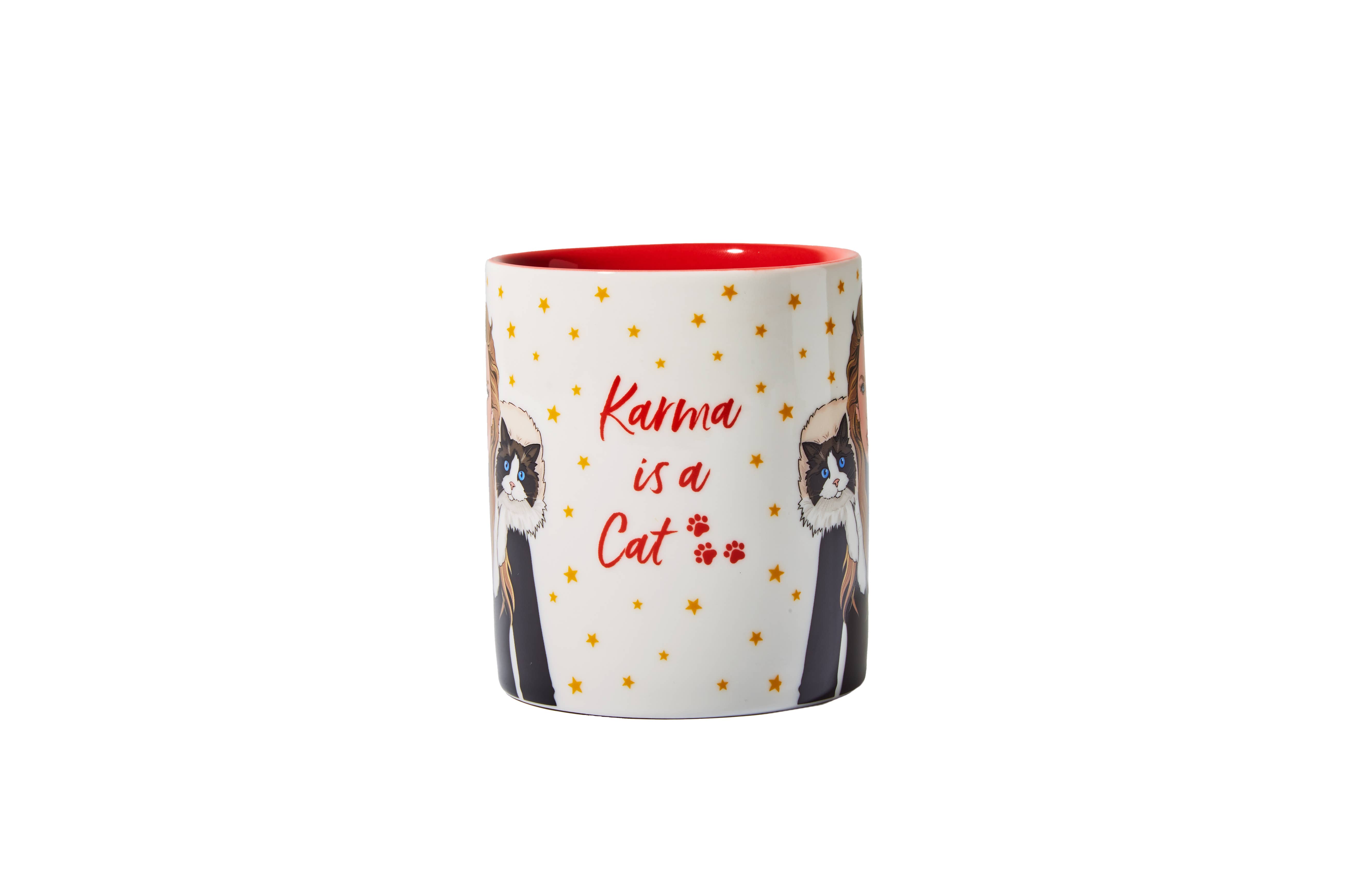 THE FOUND - Wholesale Coffee Mug - Karma is a Cat Pop Star Coffee Mug2