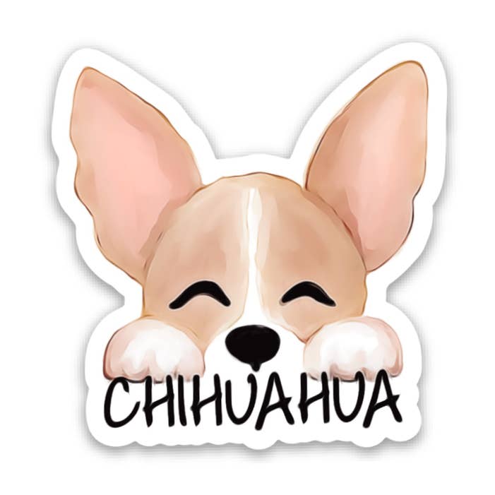 Chihuahua - Klistermærke for engroshandel hos Kevin & Kaia