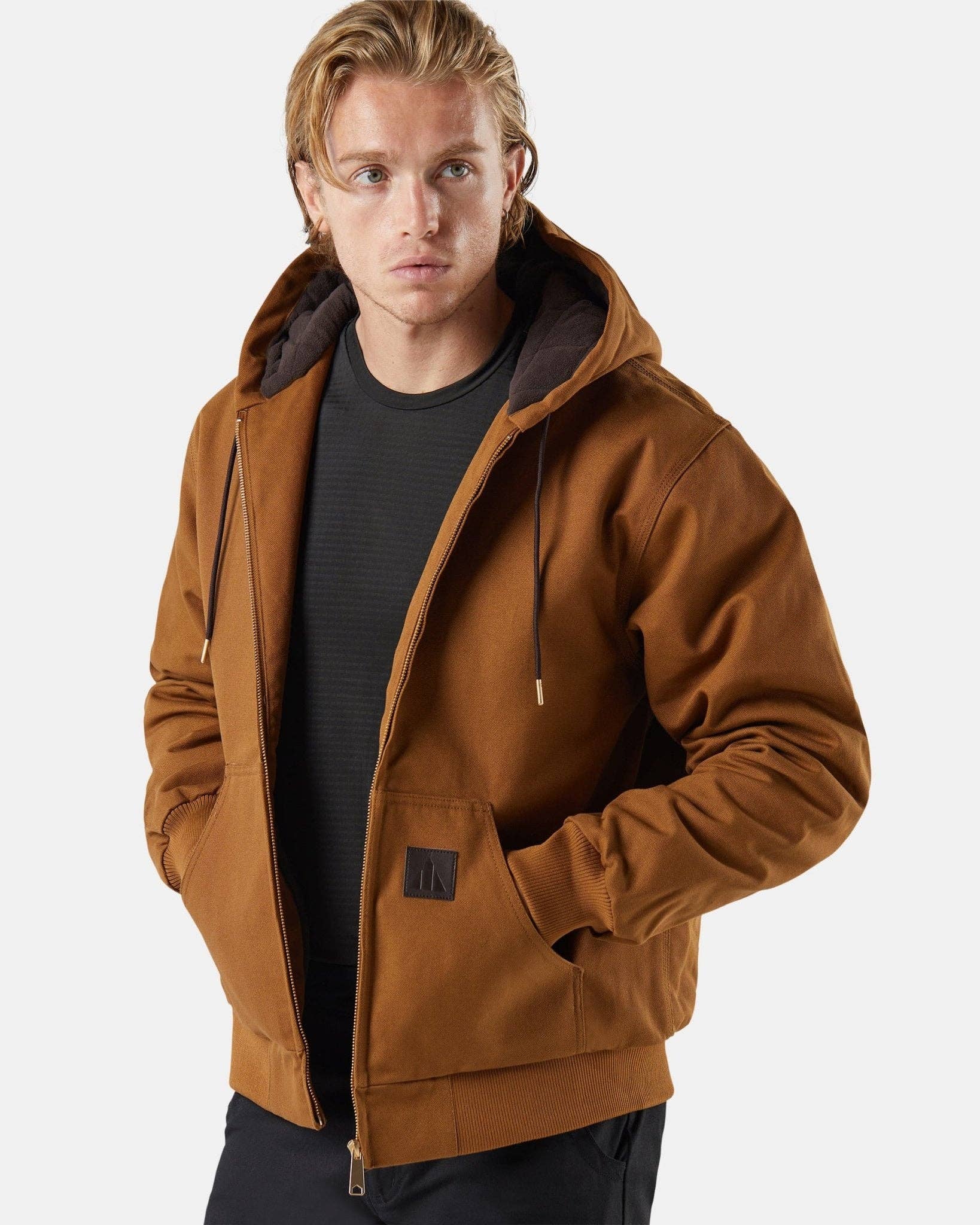 BAD WORKWEAR - Wholesale Jacket - Men's - BAD MICHIGAN™ HEAVY-DUTY COTTON CANVAS HOODED JACKET20