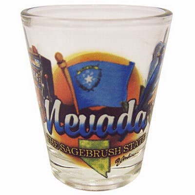 Éléments de verre à shotglass Nevada pour la vente par Jenkins Enterprises