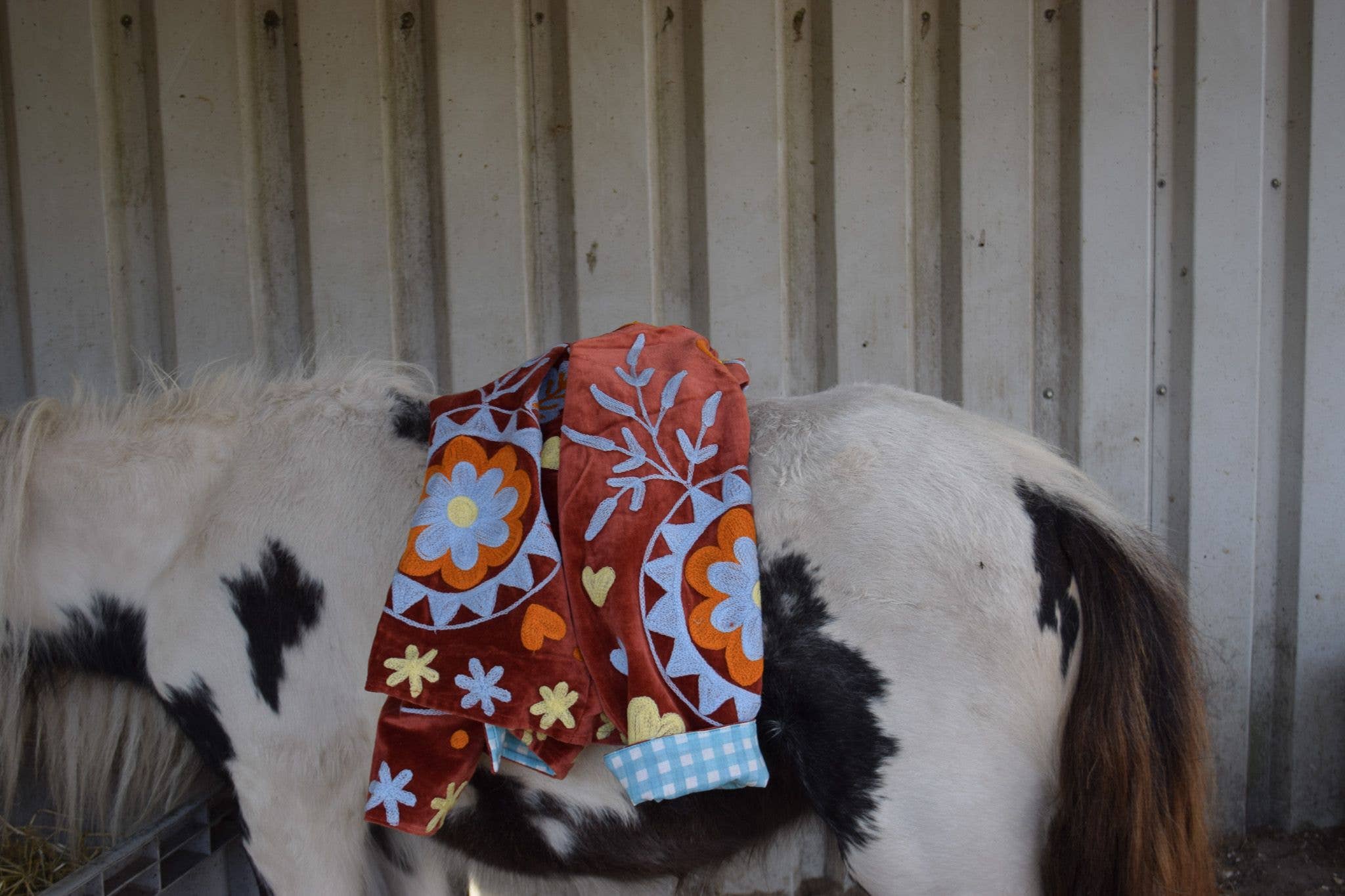 ToutVintage - Vente Veste – femme - Velours brique yingyang3