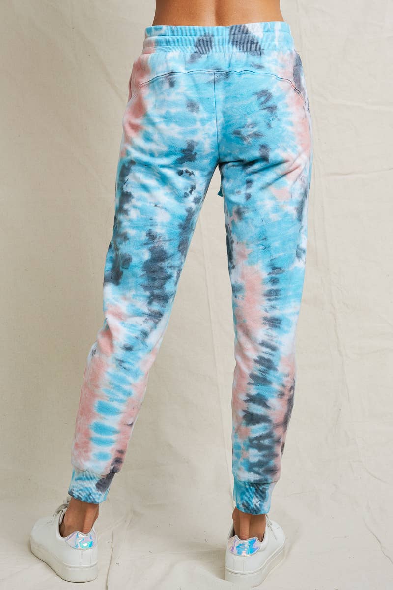 lalamia - Venta al por mayor Pantalones de chándal/cómodos - Mujer - MPT25291GD-BLUECOMBO4