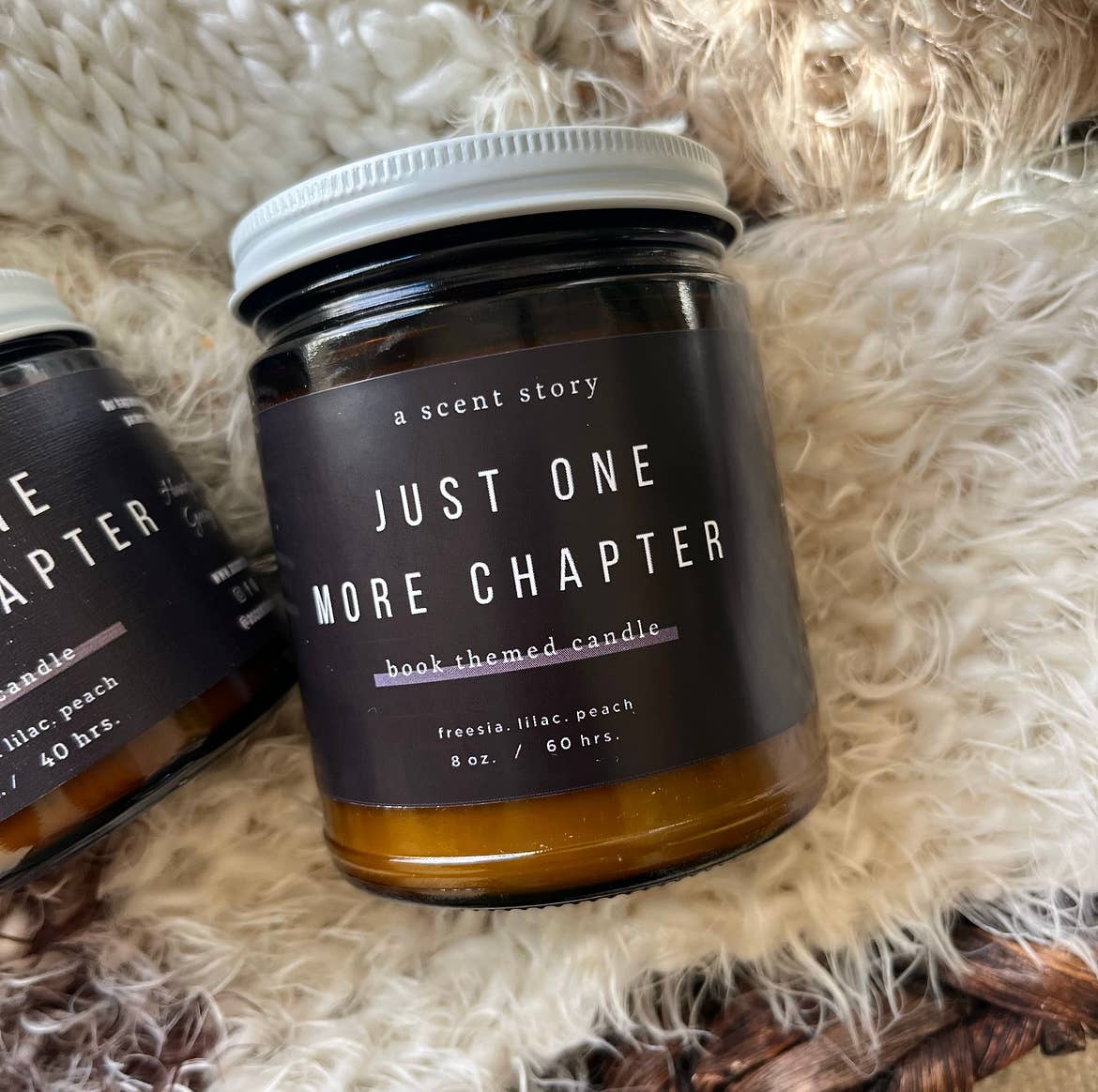 A Scent Story Candle Co - Wholesale Jar/Filled Candle - Just One More Chapter -  Bookish Candle | Book Themed Candle7