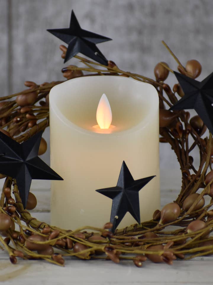 Anneau en C 4,5 po étoile à longues jambes, noir/brun clair pour la vente par Wholesale Home Decor