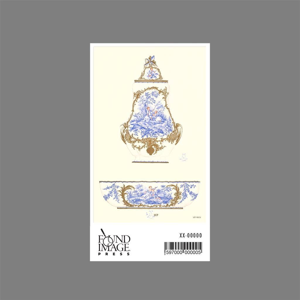 Found Image Press - Wholesale Sticker - Sticker DA-645 Sevres Porcelain Urn and Bowl1