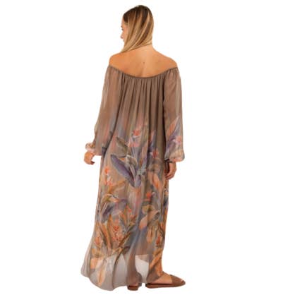 VeraMay - Wholesale Dress – Women's - 2555BB Fango Vera May Italian Silk Dress1