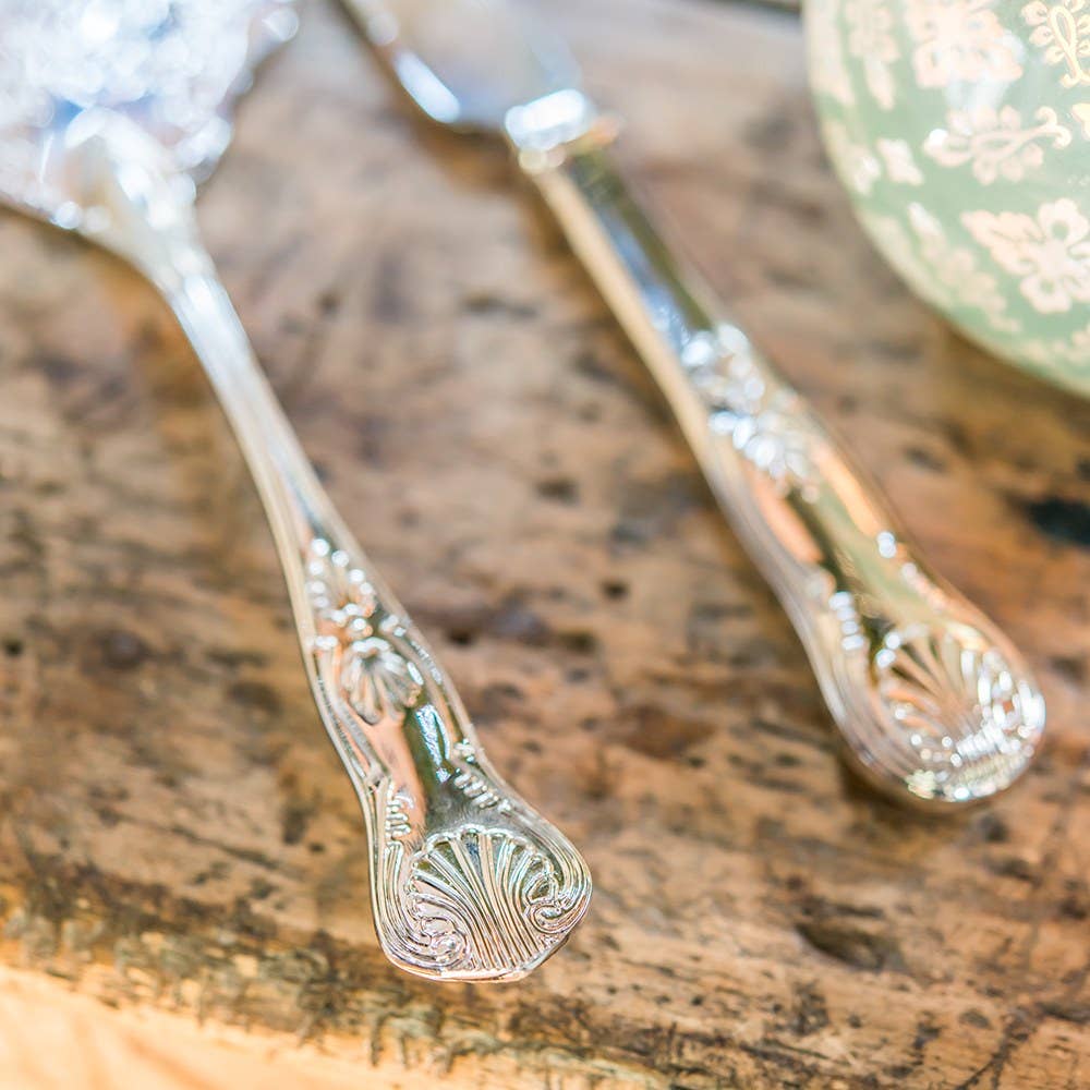 Weddingstar Inc. - Wholesale Serving Utensil - Vintage Inspired Silver Cake Serving Set2