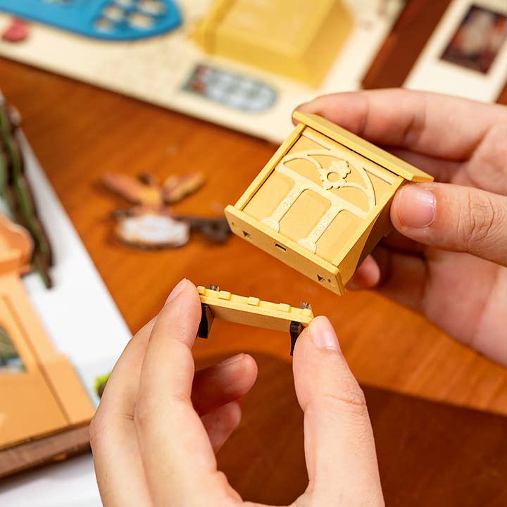 Hands Craft - Wholesale Puzzle - Kids - DIY Book Nook Kit: Romantic Venice with Dust Cover4