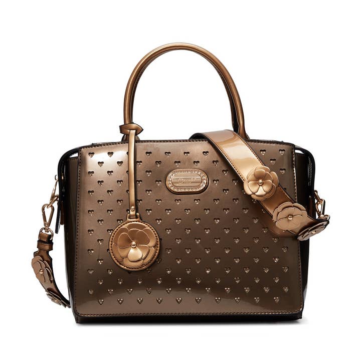 Brangio (Italy) Company Inc. – Engroshandel Taske med håndtag – til kvinder – Brangio Italien Lilla Laklæder Håndtaske0