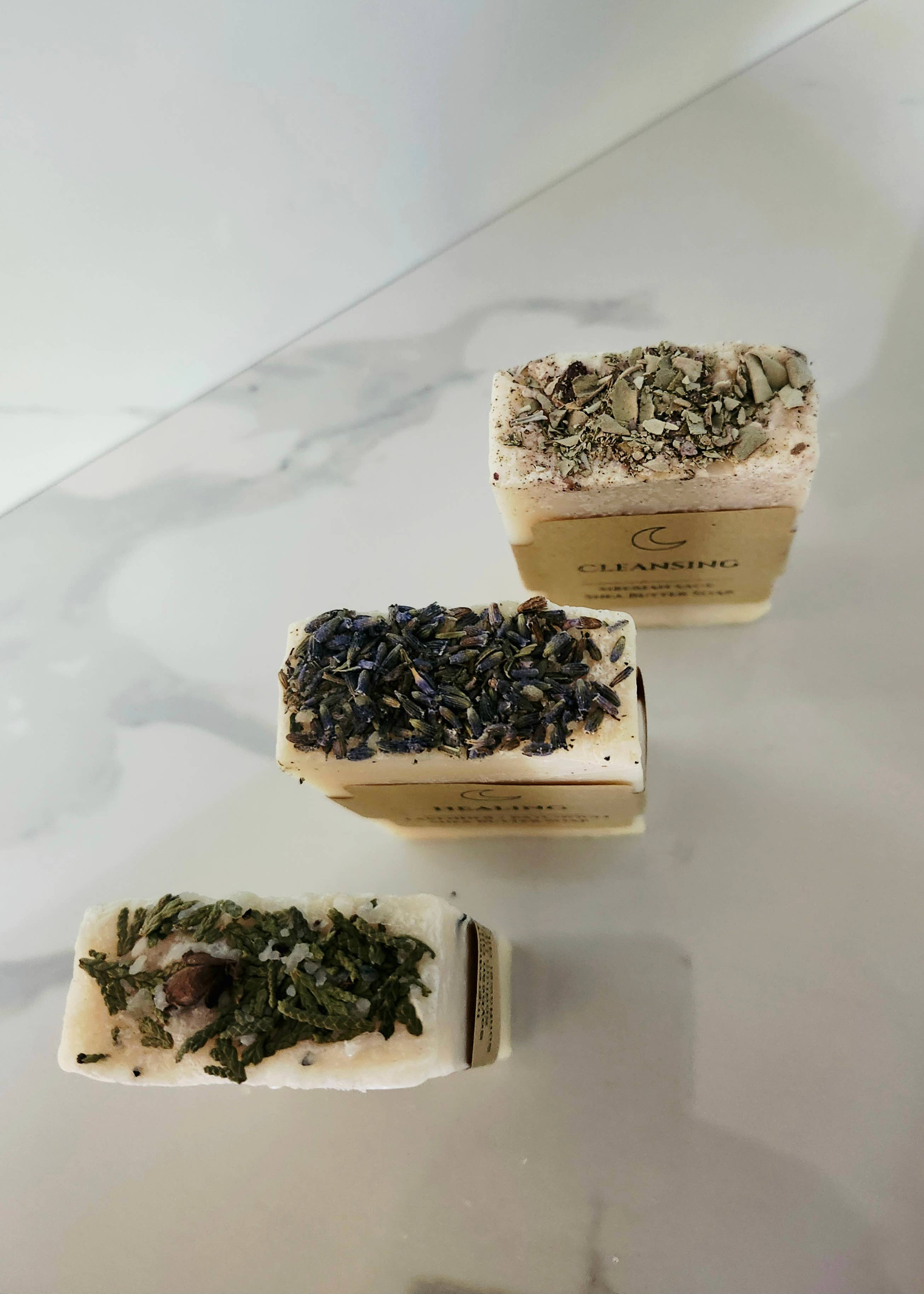 Three Witches Tea Shop - Wholesale Bar Soap - Lavender + Patchouli Organic Shea Butter Healing Soap1