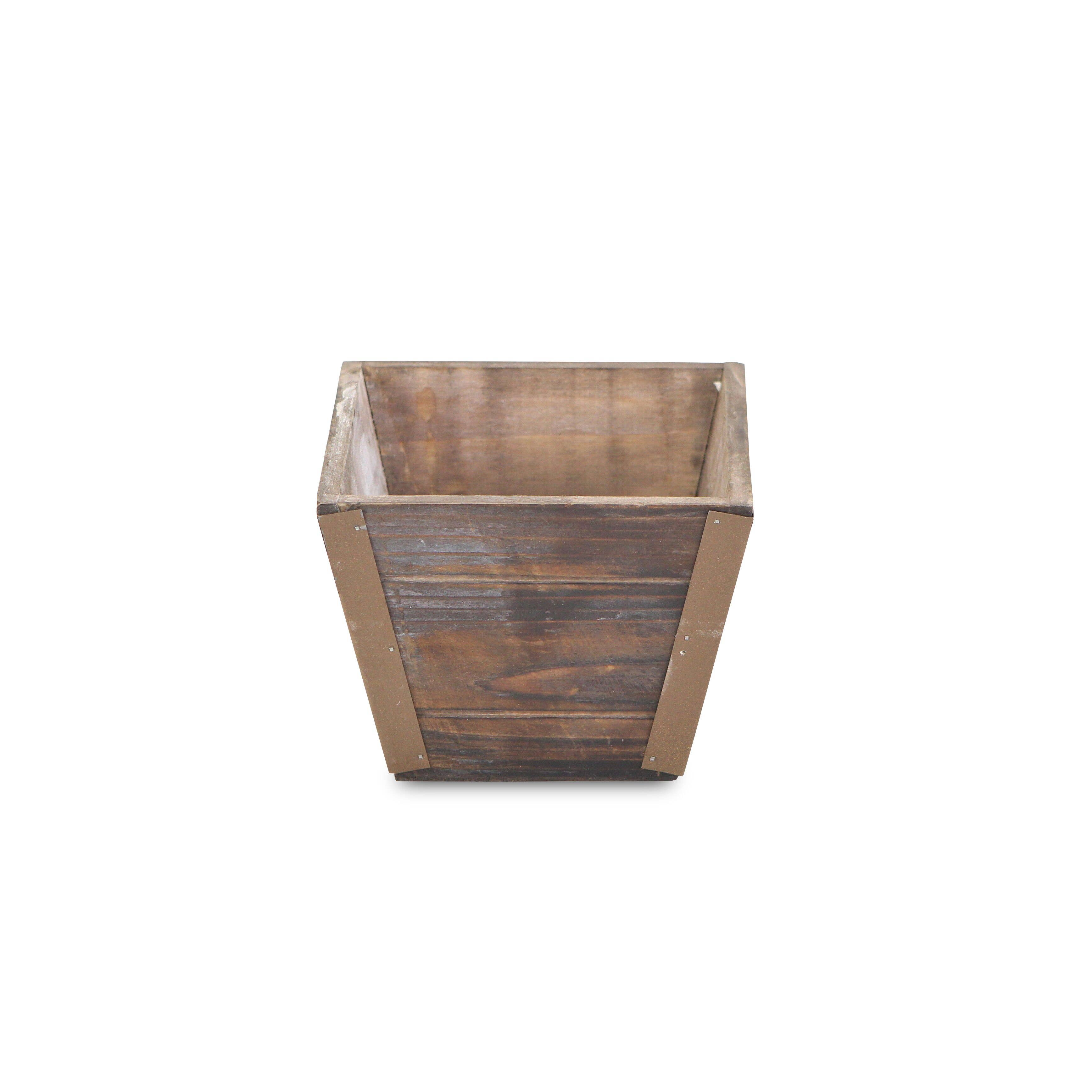 Cheungs Home Decor - Wholesale Plant Pot - Seren Tapered Square Wood Pot2