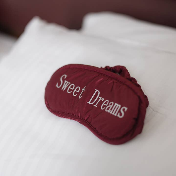 Croll & Denecke – Großhandel Schlafmaske – Schlafmaske Augen Satin, 'Sweet Dreams' Schlaf Wellness