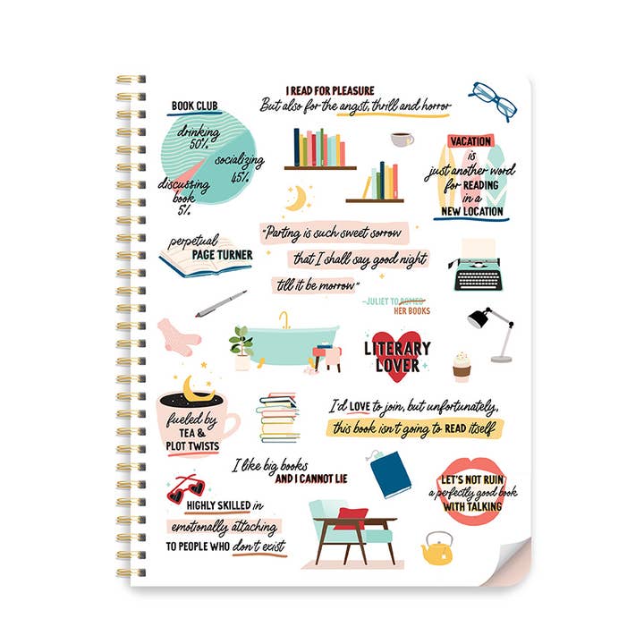 Book Lovers Notizbuch mit Spiralbindung für den Großhandel von I'll Know It When I See It