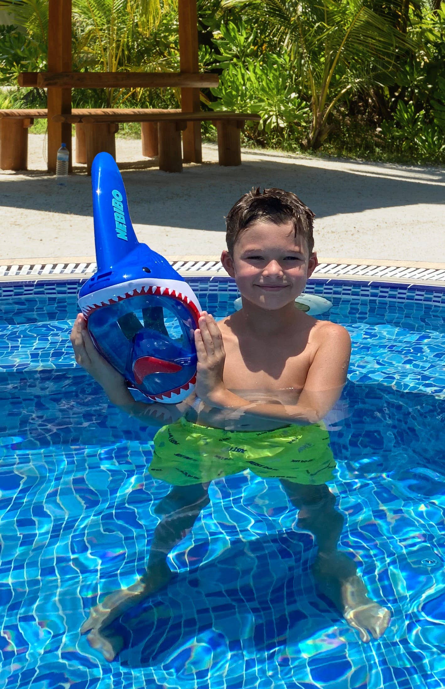 NEBIBO - Wholesale Beach/Pool Toy - Kids & Baby - Shark Snorkel Mask for Kids1