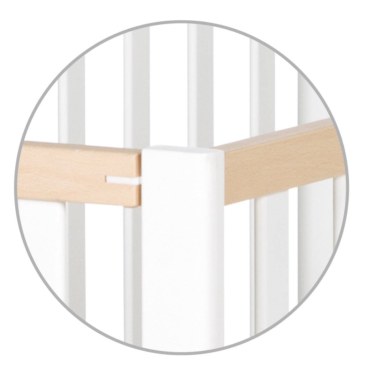 roba kids - Wholesale Bed - Kids & Baby - ROBA folding bed 'Fold Up', 60 x 120 cm, organic beech/white6