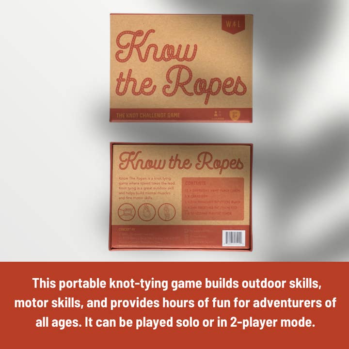 Wild Life Outdoor Adventures - Wholesale Brain game – Child - "Know The Ropes" Knot Challenge Game2