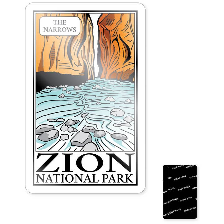 Magnet - Zion The Narrows Badge for wholesale by Morris Magnets