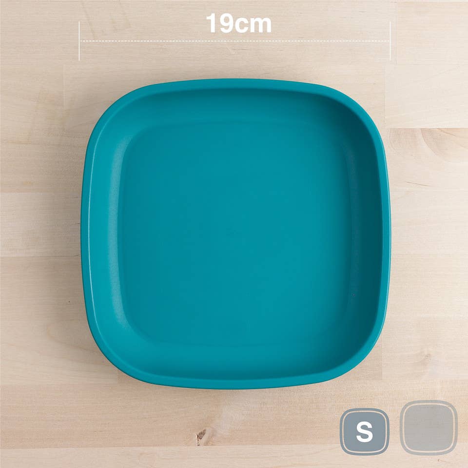 The World of Good - Wholesale Dinner plate – Kids & Baby - Re-Play Flat Plate - Teal