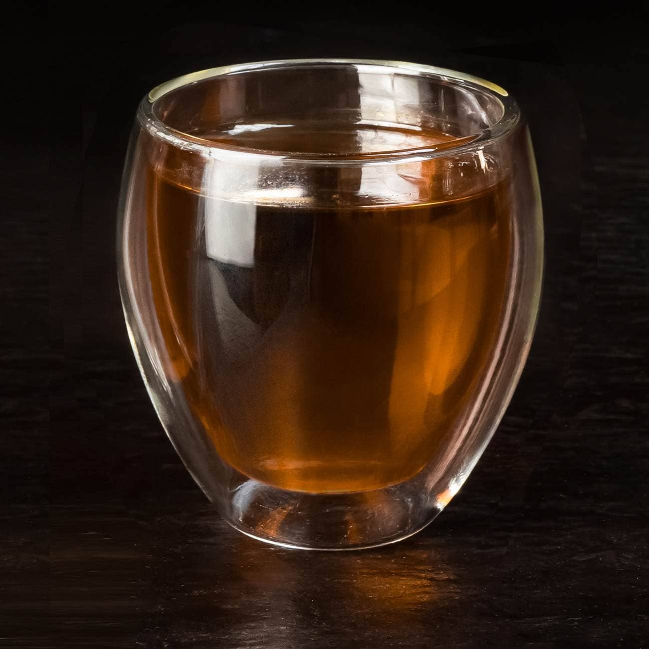 Creano - Vendita all'ingrosso Tazza da tè/caffè - Bicchieri termici doppi in vetro 400 ml; set da 26