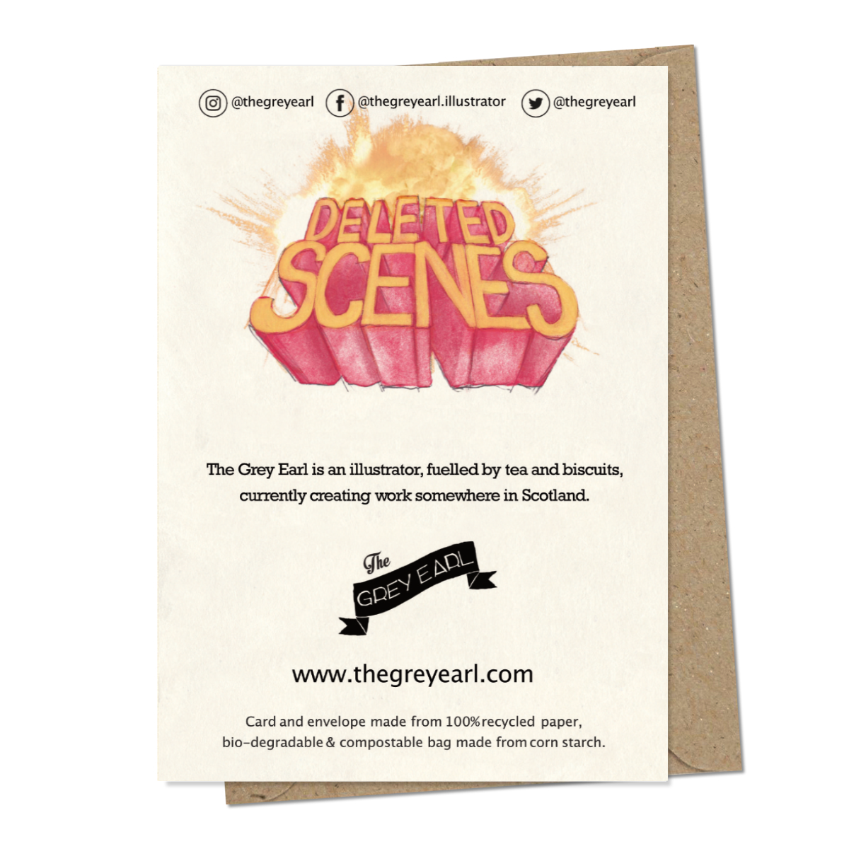 The Grey Earl – Engroshandel Hverdagshilsen kort – Absolute Legend - Goonies filmkort4