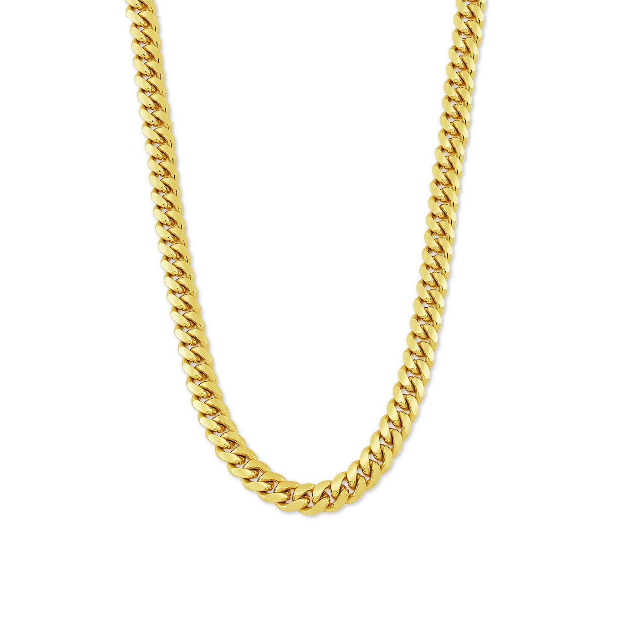 Aurora Jewels – Großhandel Gliederhalskette –  Miami Cuban Panzerkette 7,7 mm 0