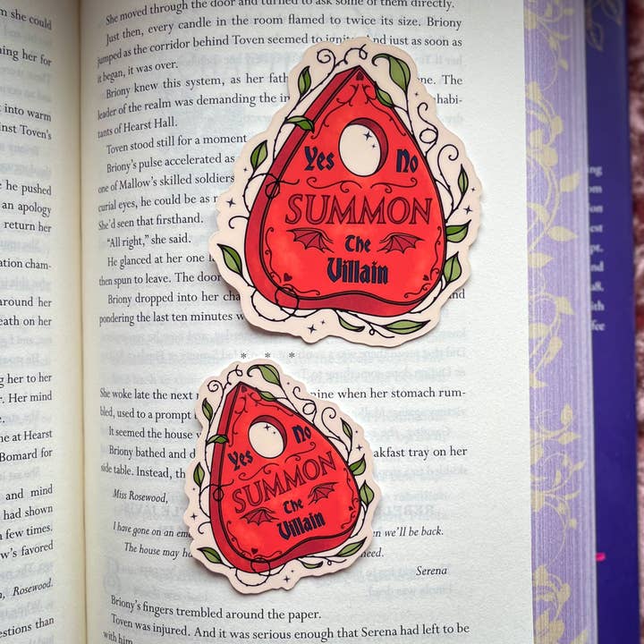 Ouija Romantasy Bookish Sticker Gothic Kindle Sticker Gift for wholesale by Well Read Babes