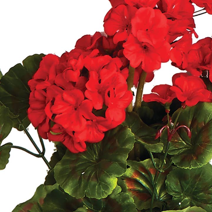 WORTH IMPORTS - Wholesale Artificial Flowers - 18" 9 Head Geranium Bush2