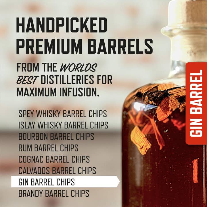 Deer Jimmy's® – wholesale DIY drink kit – Deer Jimmy's® DIY Aged Gin Gift Set – Gin Barrels7