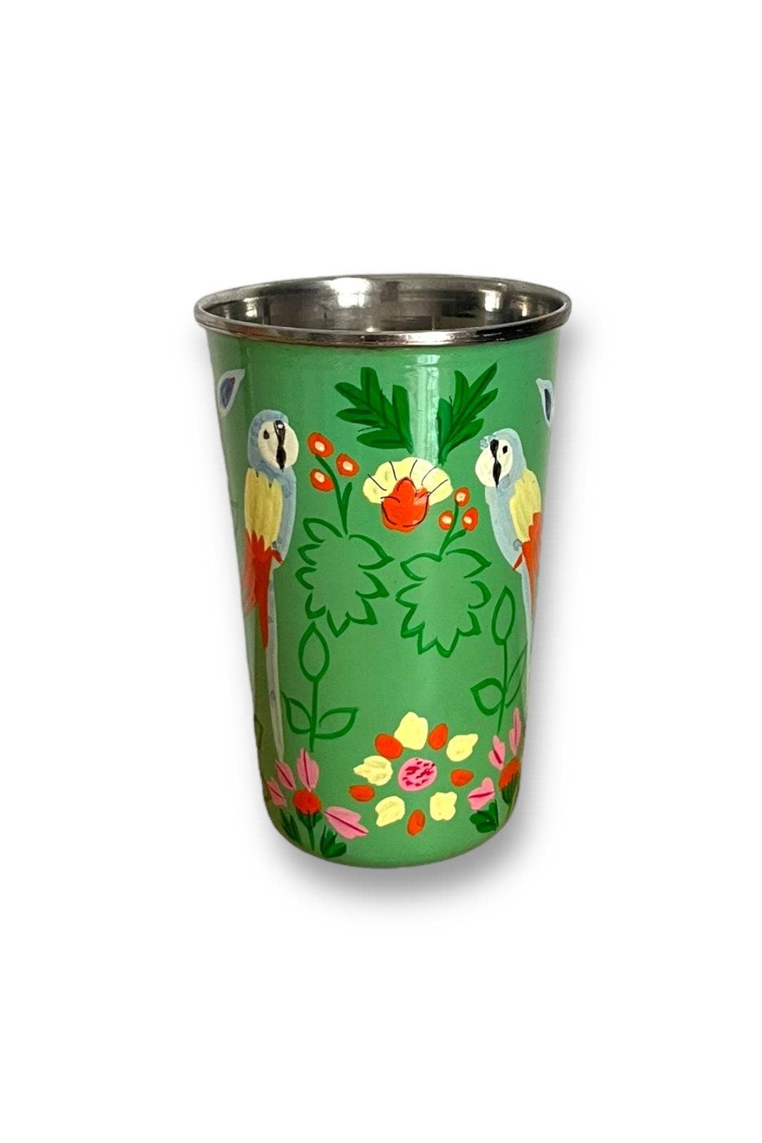 Curiosity Lab - Wholesale Drinking Glass/Cup - Hand-painted food-grade stainless steel tumbler Srinagar Grand5