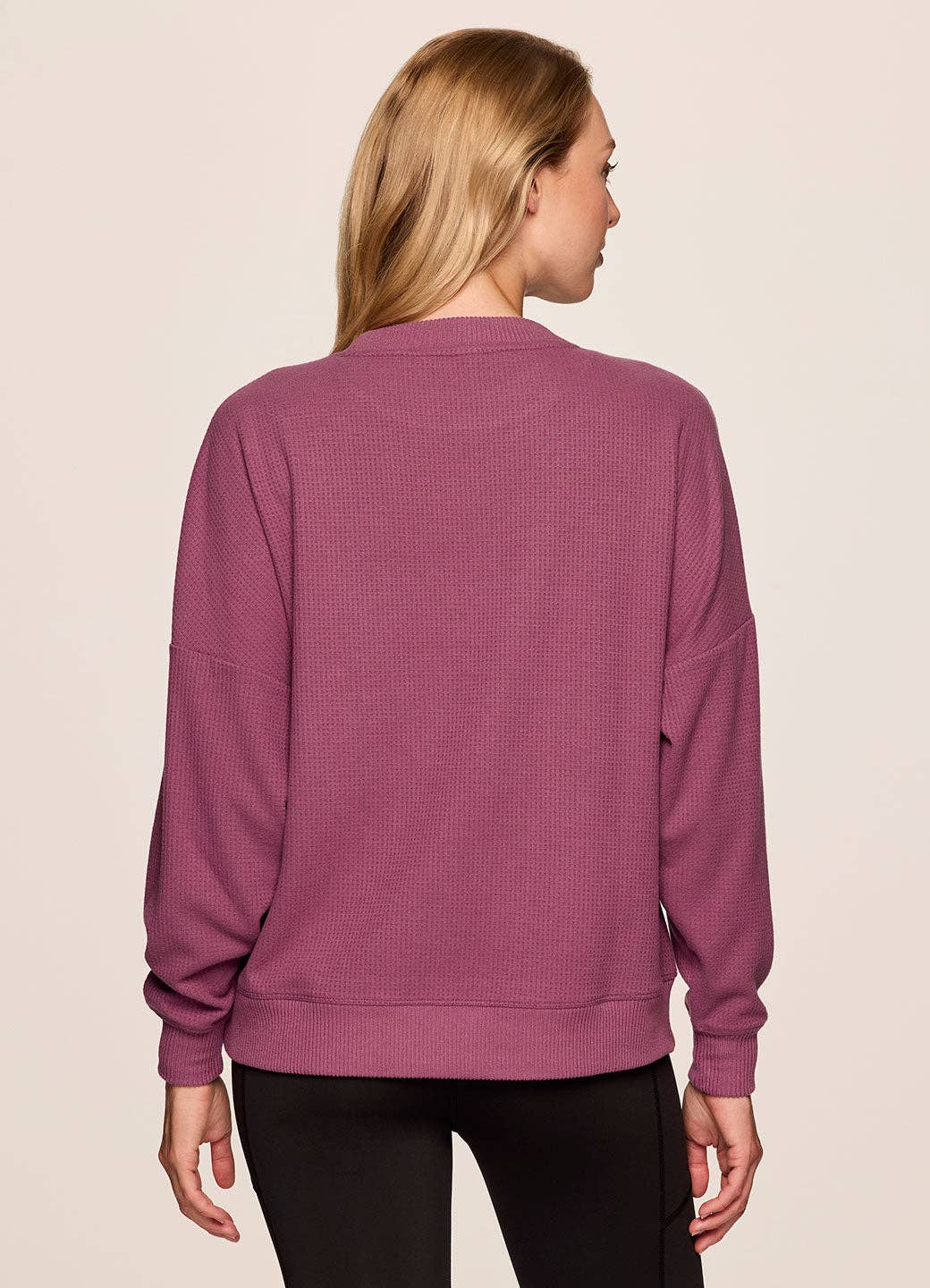 RBX Active - Wholesale Sweatshirt - Women's - Off Days Relaxed Waffle Knit Sweatshirt15