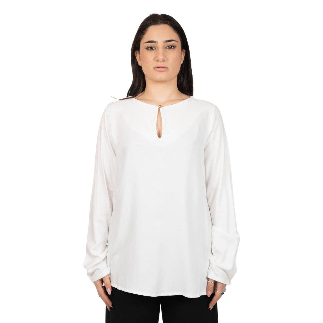 Oltretempo – wholesale Jacket – Women's – Vajella blouse with drop and button0
