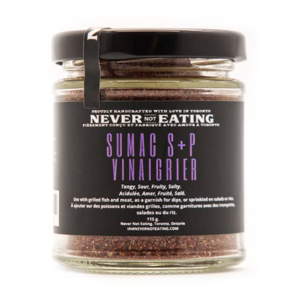 Never Not Eating Sumac Salt & Pepper for wholesale by Never Not Eating