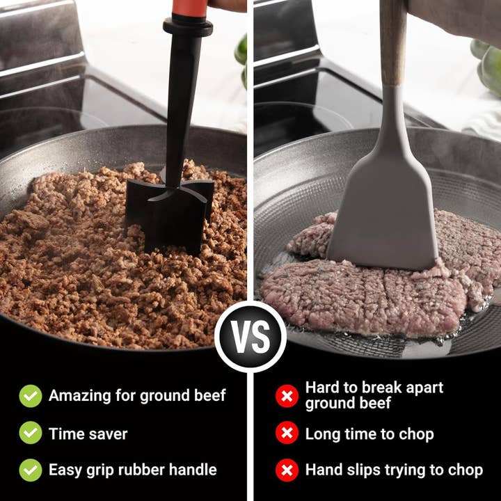 Zulay Kitchen - Wholesale Kitchen Tool/Gadget - Premium Ground Meat Chopper Tool16