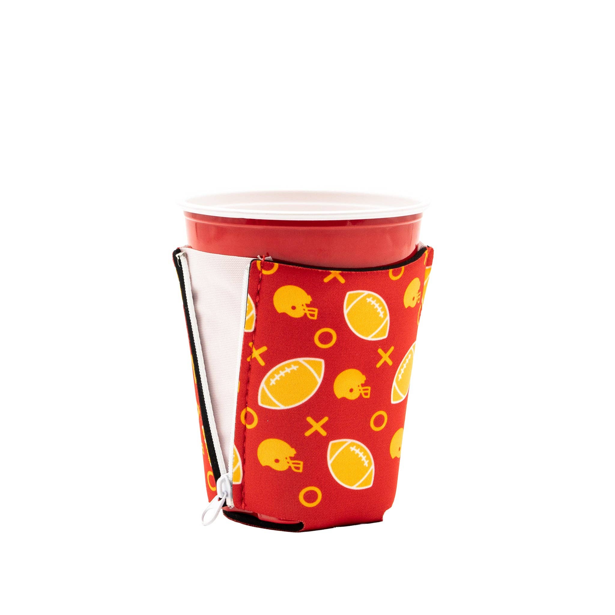 ZipSip – Engroshandel Drikkedunke – Rød og Guld Blitz1