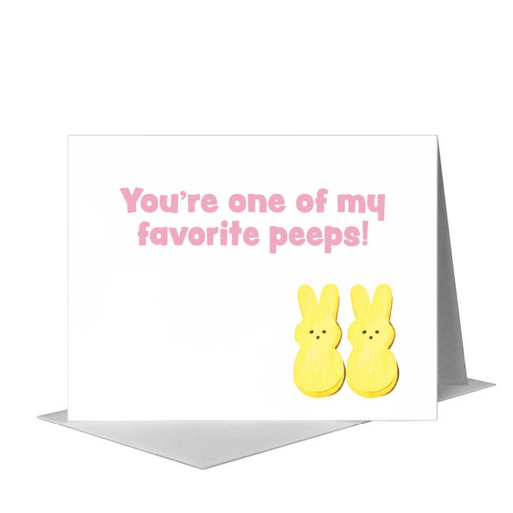 Peeps, Grußkarte (#8580M) für den Großhandel von Printed Canvas