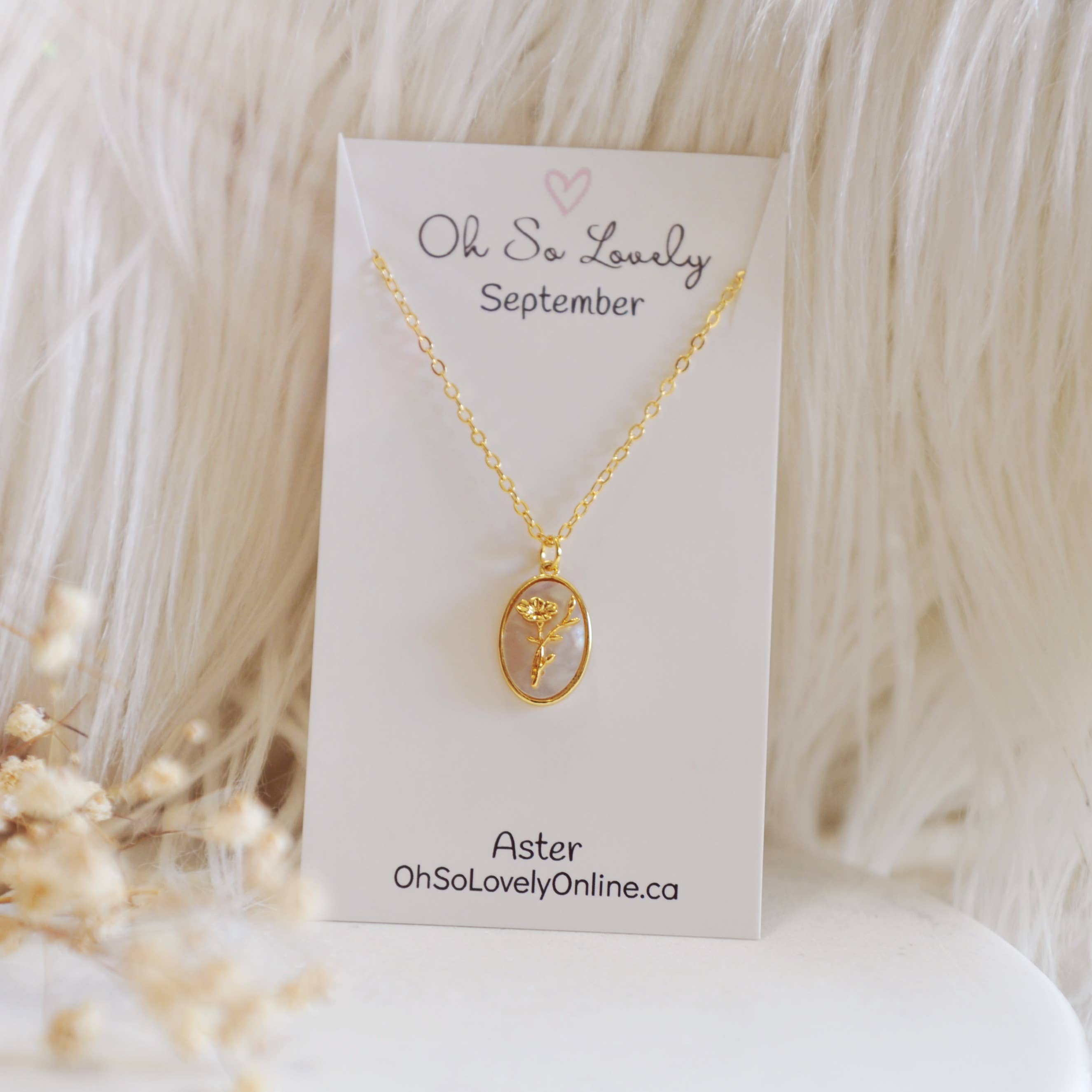 Oh So Lovely - Wholesale Pendant/Charm Necklace - Flora Birth Flower Necklace22