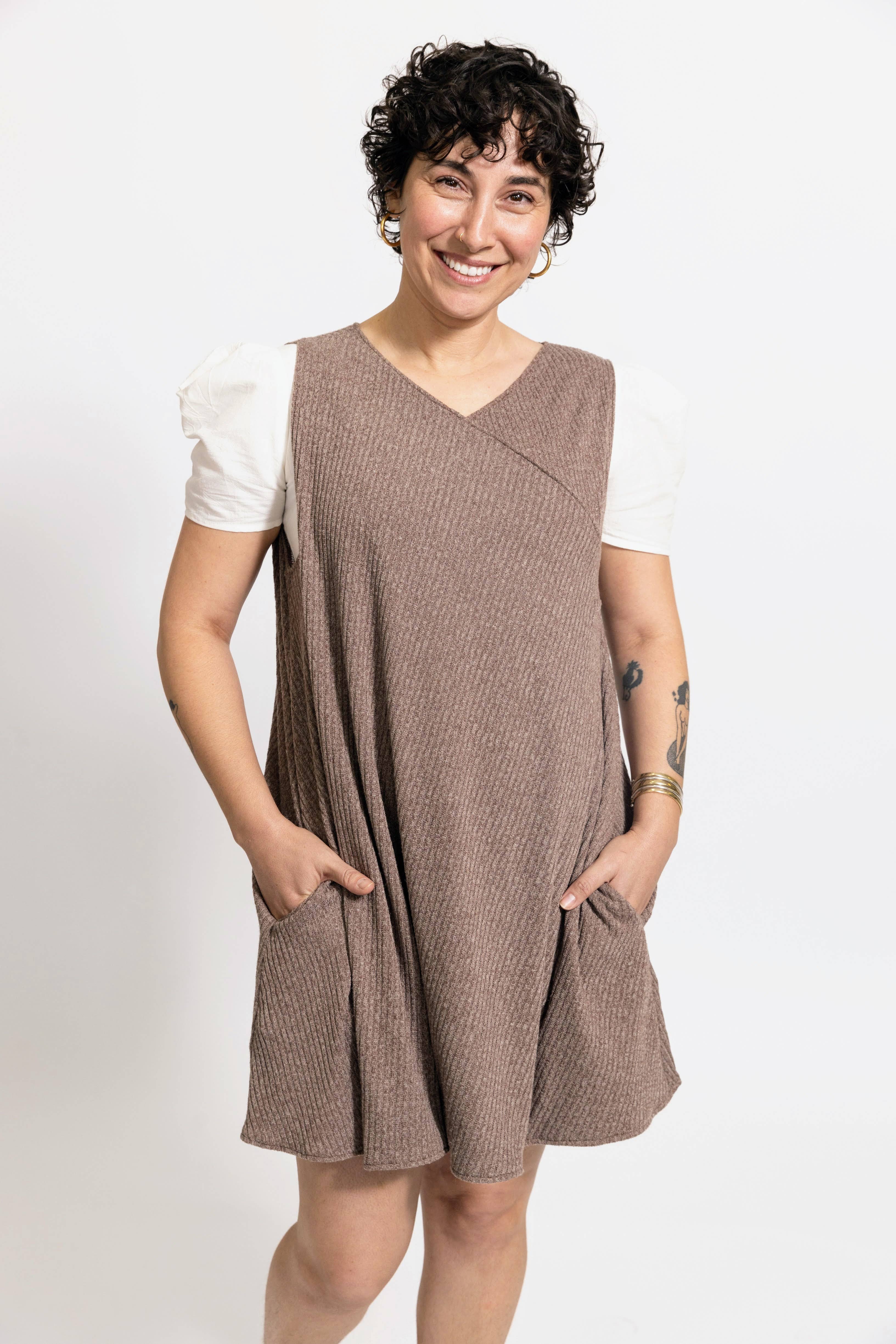 CQuinn - Wholesale Dress - Women's - Belfast Dress - Mocha