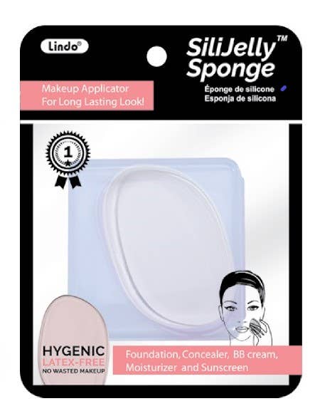 Assorted Lindo Silijelly Makeup Blending Sponge -Single with case for wholesale on Faire3